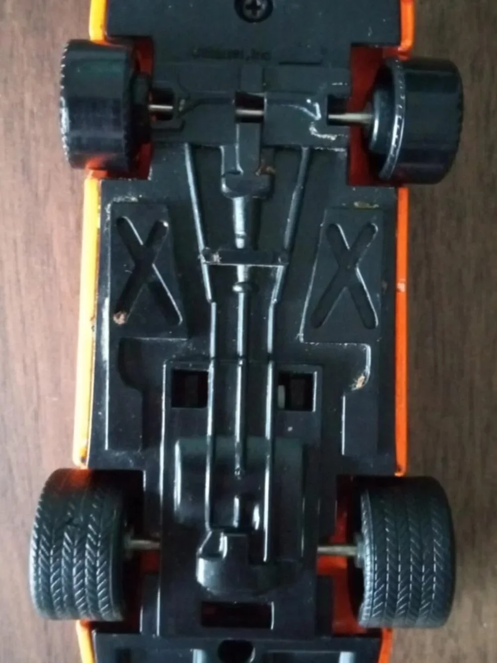 Vintage 1987 Arco Mattel Ferrari Pull Back & Go Racer w/Spoiler + Black Louvers